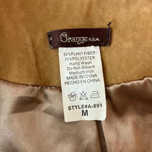 Orange USA women’s Cropped jacket - Picture 4 of 7